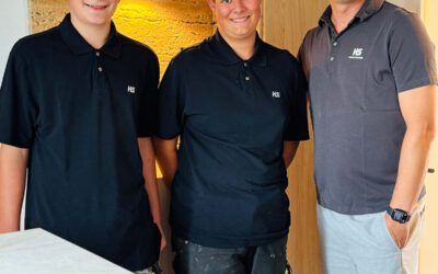 zwei neue Auszubildende